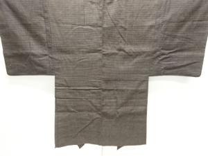 アンティーク　泥染　手織り紬男物羽織